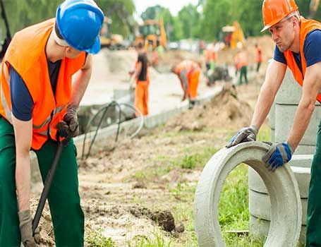 Trouver des chantiers de pose de voirie et réseau divers (VRD)