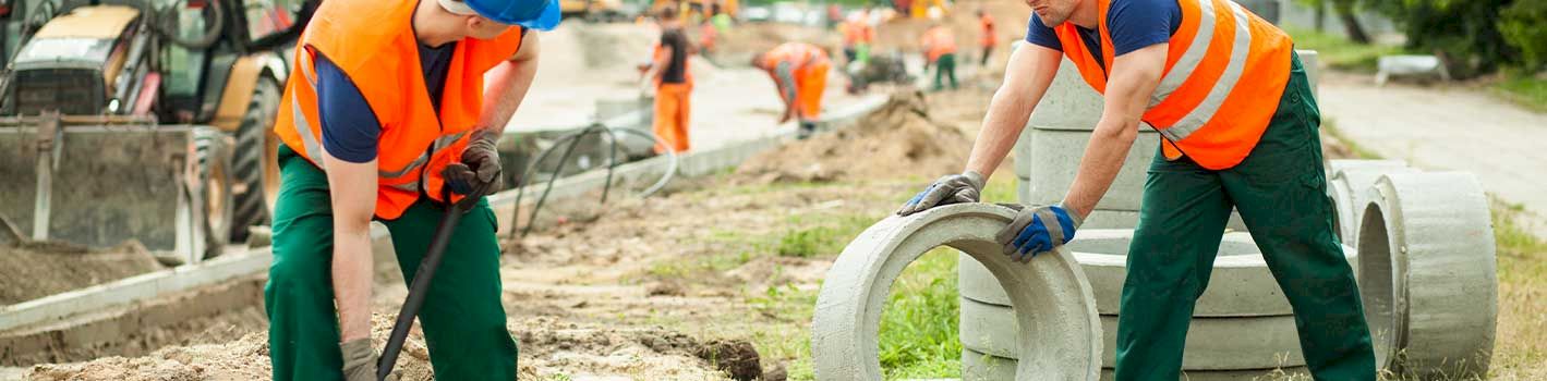 Trouver des chantiers de pose de voirie et réseau divers (VRD)